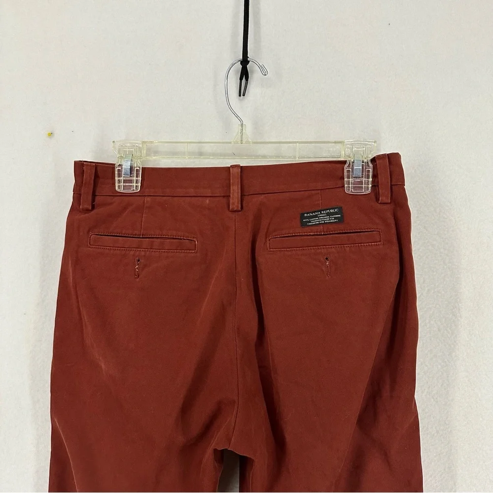 Banana Republic Gavin Chino Pants Men’s 28x30‎ Red